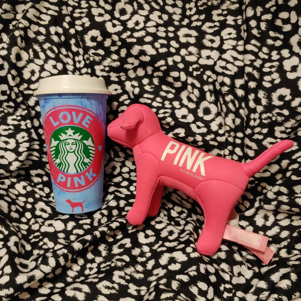 Custom PINK VS Starbucks cup